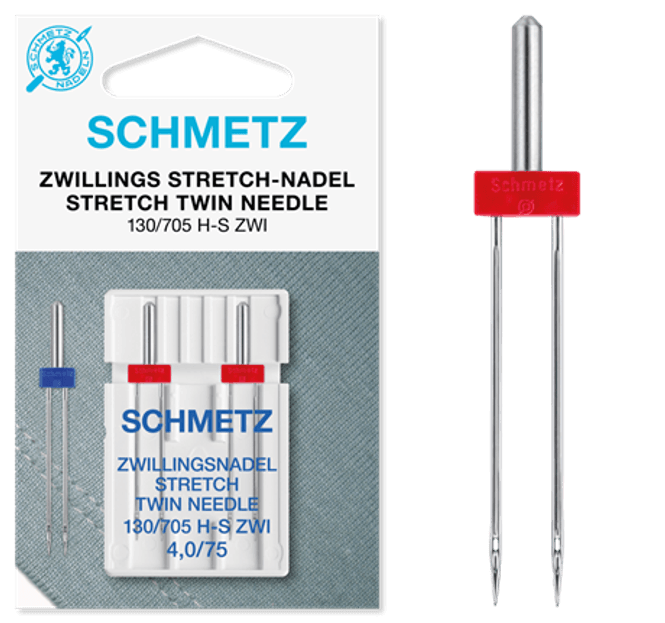 Hovedbilde Schmetz Tvillingnål Stretch 4,0mm #75 2pk