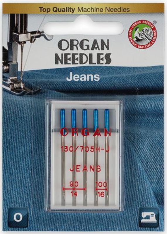 Organ Jeansnål #90-100 5pk