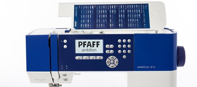 Hovedbilde Pfaff Ambition 610 Symaskin m/ overtransportør