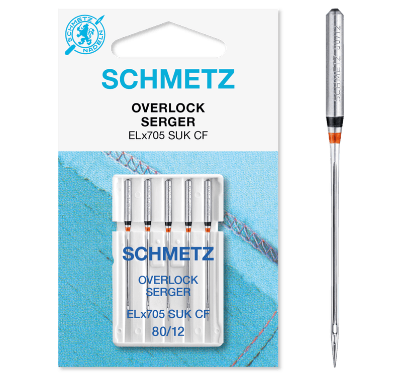 Schmetz Elx705 80/12  5pk (Overlock/Coverstitch)