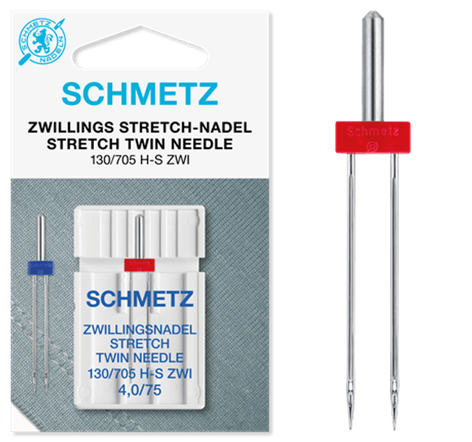Hovedbilde Schmetz Tvillingnål Stretch 4,0mm #75 1pk