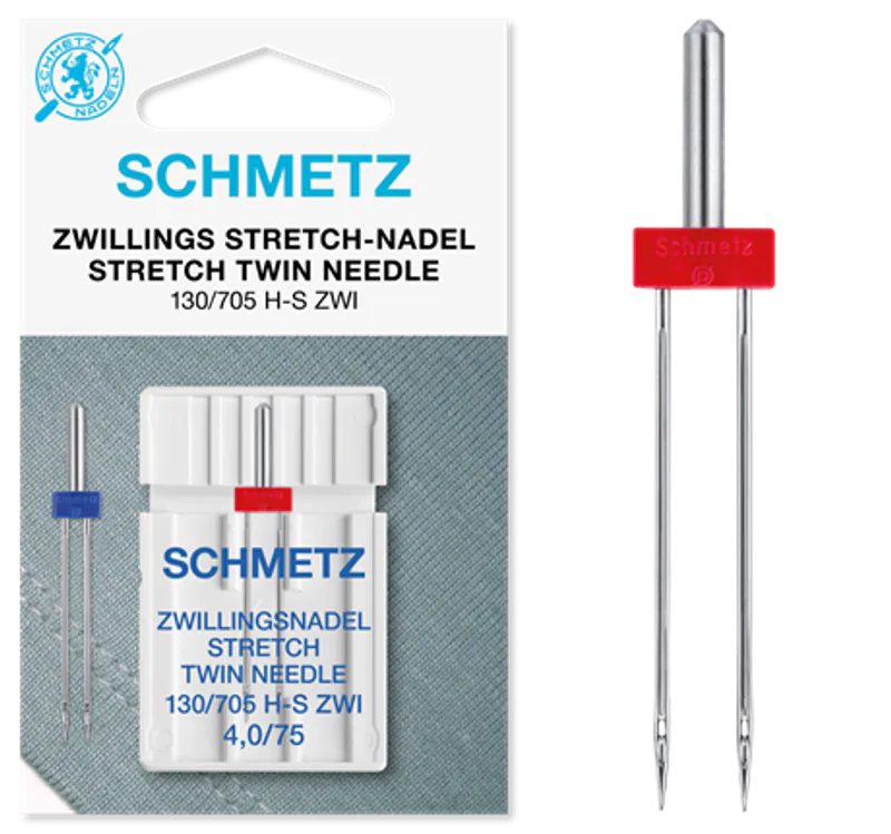Schmetz Tvillingnål Stretch 4,0mm #75 1pk