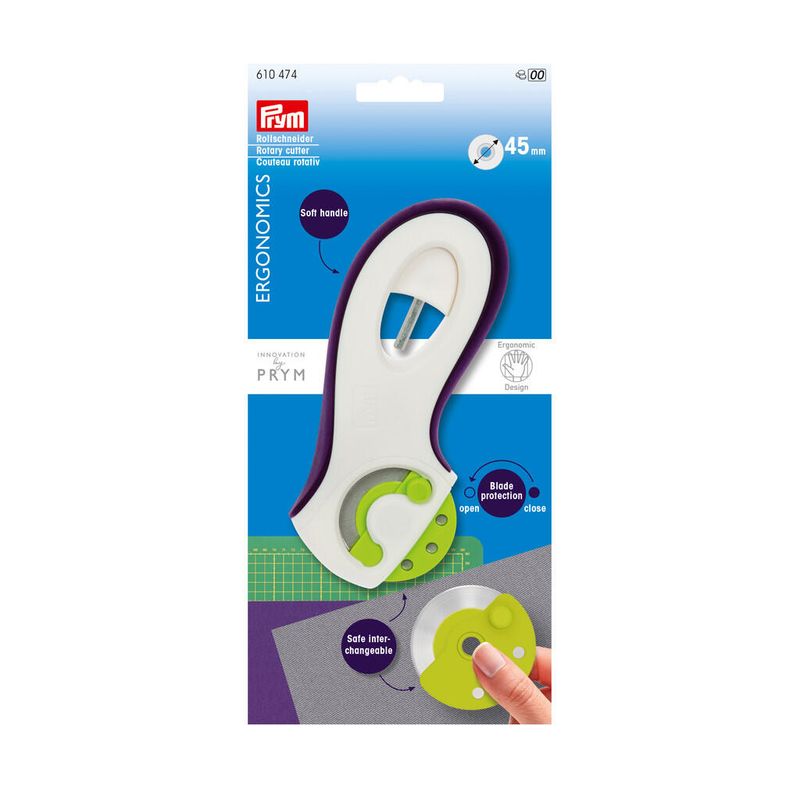 Prym Ergonomisk Rullekniv 45mm