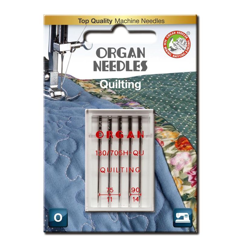Organ Quiltenål #75-90 5pk