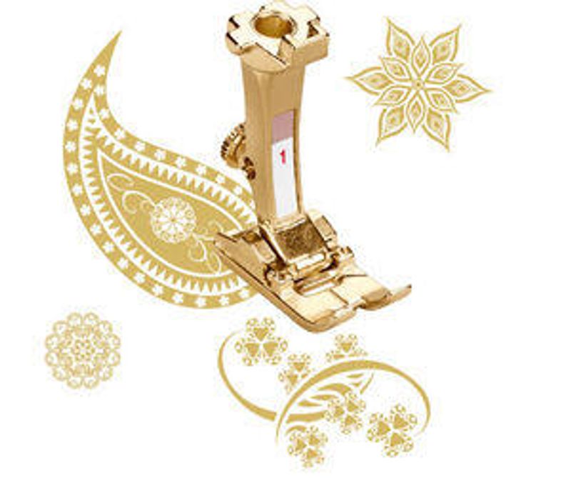Bernina Trykkfot 1 Gullbelagt 24 Karat