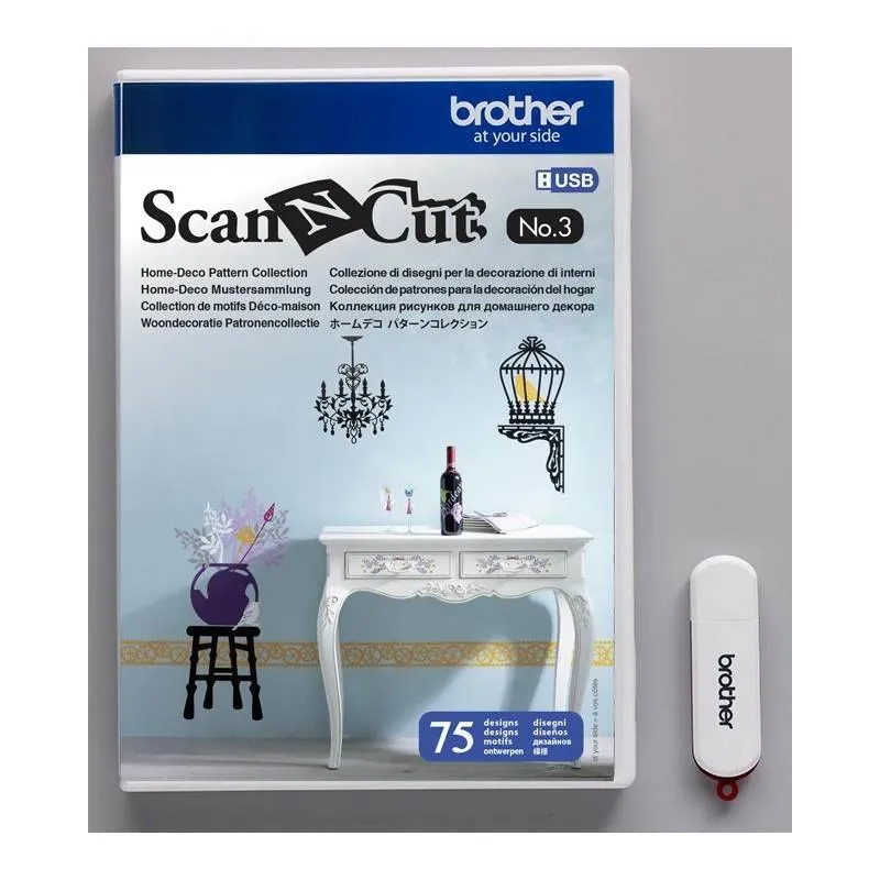 Brother Home-Deco Pattern Collection No.3 CAUSB3