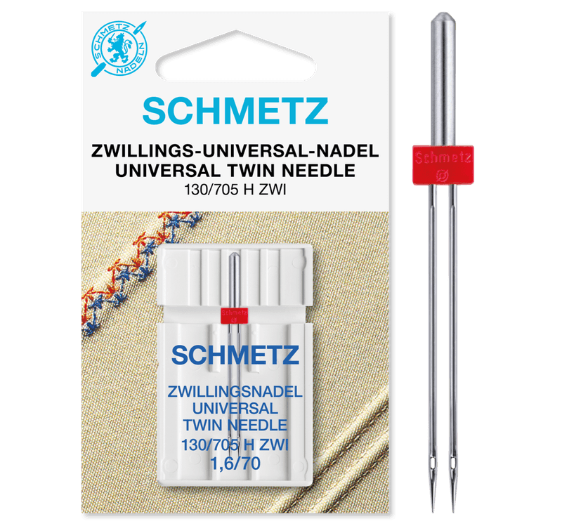 Schmetz Tvillingnål Universal 1,6mm #70 1pk