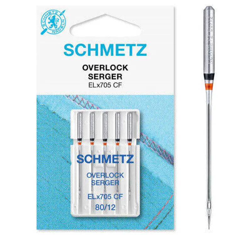 Schmetz Elx705 CF 80/12 5pk (Overlock/Coverstitch)