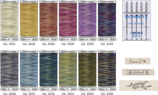 Hovedbilde Gütermann Cotton 12stk. 300m + div.