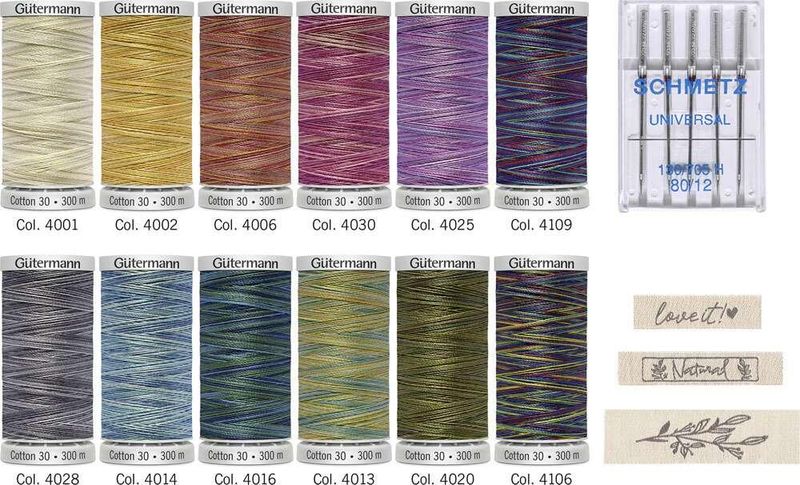 Gütermann Cotton 12stk. 300m + div.