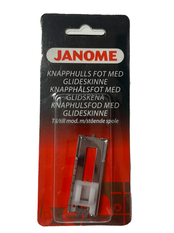 Janome/Elna Trykkfot Knapphullsfot glideskinne