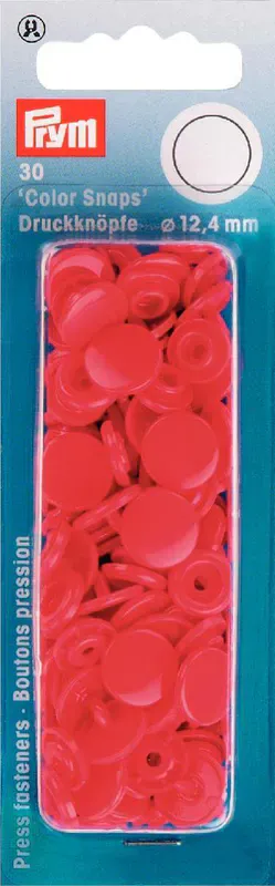 Prym Color Snaps Trykknapp 12,4mm 30 stk Runde