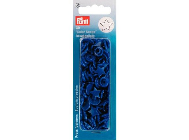 Prym Color Snaps Trykknapp 12,4mm 30stk Stjerne