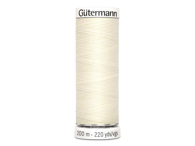 Gütermann No. 100 Polyester 200m sytråd